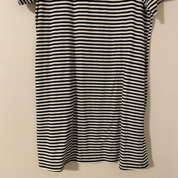 3for$20 black and white striped T-shirt dress - Picture 3 of 3